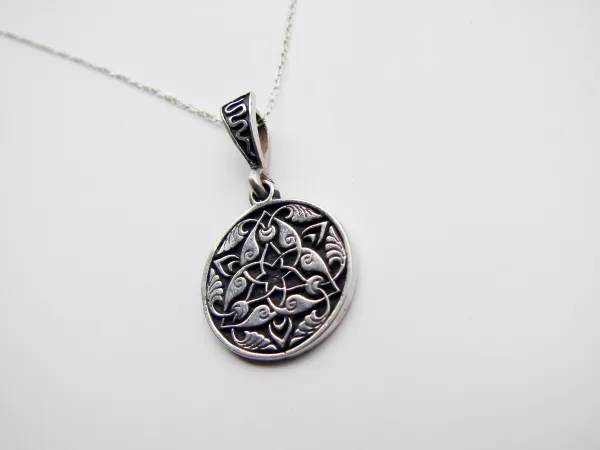 Sterling Silver Armenian Ornament Pendant