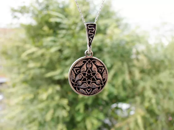 Sterling Silver Armenian Ornament Pendant