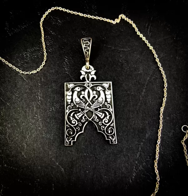 Sterling Silver Large Armenian Ornament Pendant