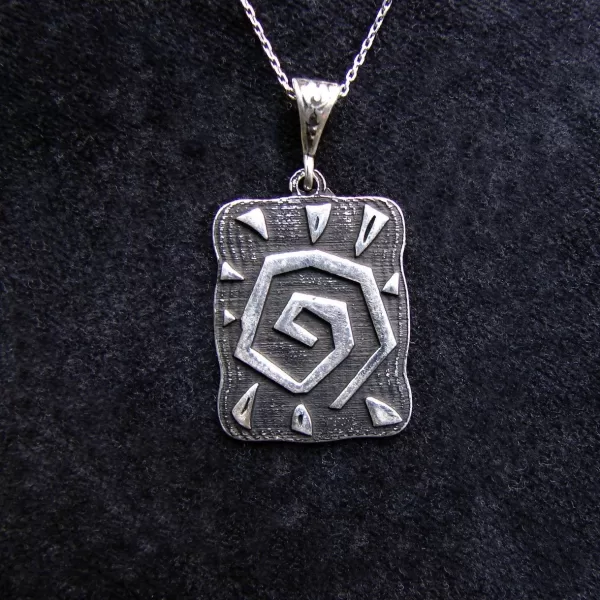 Pendant Sun Sterling Silver 925, Sunshine Pendant, Solar Symbol