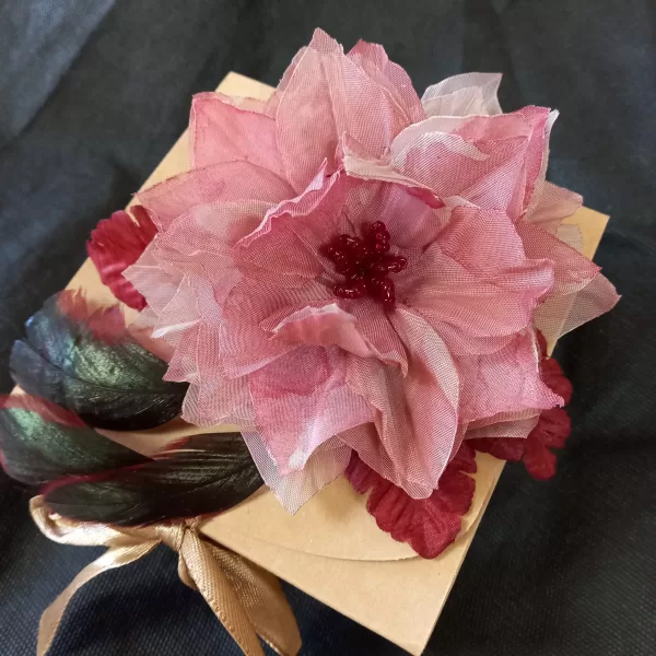 Organza Flower Brooch