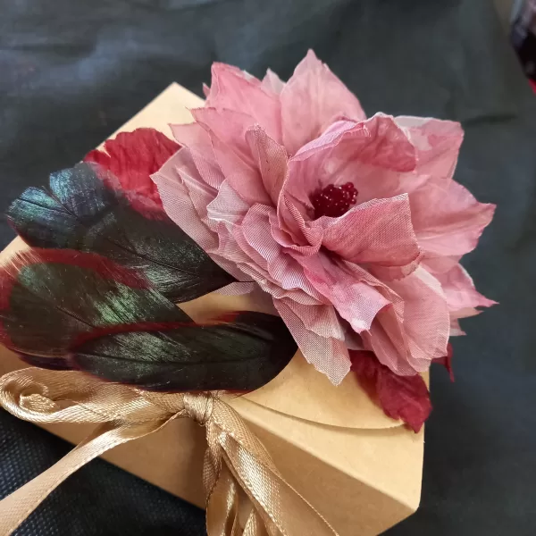 Organza Flower Brooch