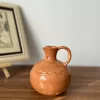 Author's Historical Ceramic Jug with Ornament-One Handle and Trefoil Neck