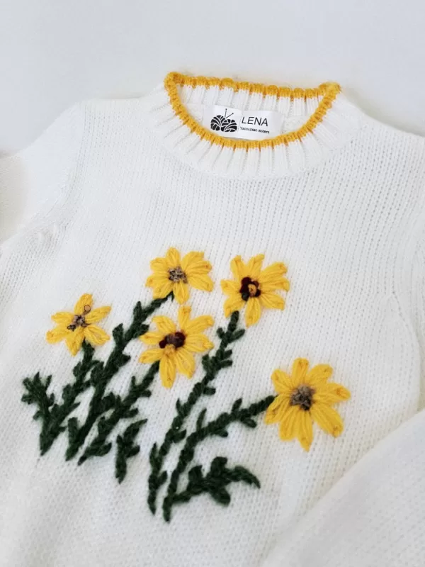 "Sunflower" Kids Sweater