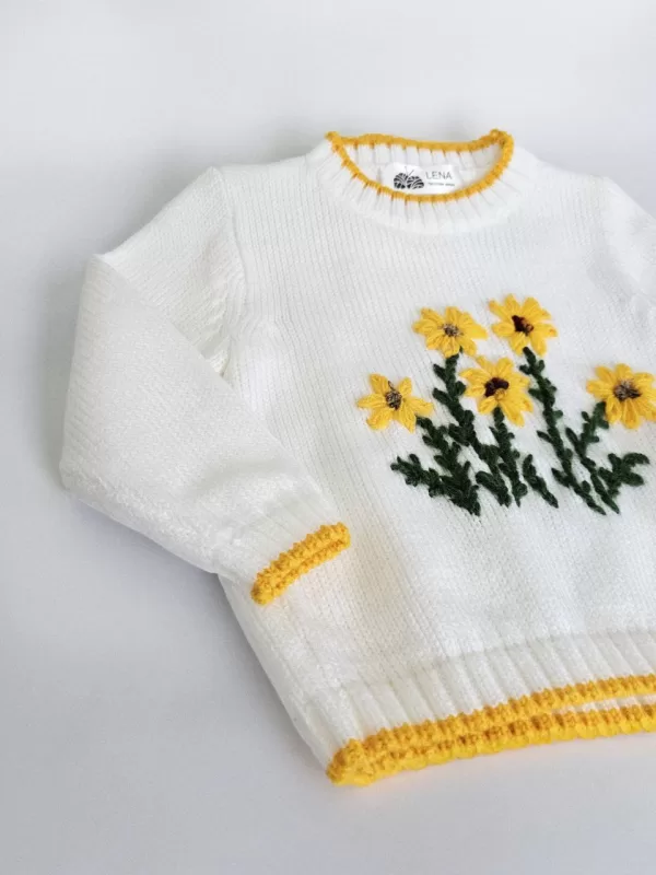 "Sunflower" Kids Sweater