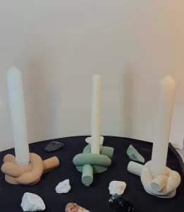 Armenian Stone Candle Holder “The Knot”