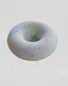 Armenian Stone Marble Candle Holder “Donut”