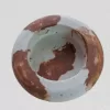 Armenian Stone Marble, Travertine and Clay Round Candle Holder