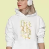 Hand Painted "Armenian Alphabet" Hoodie