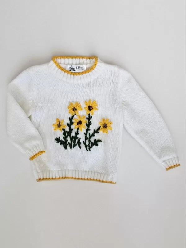 "Sunflower" Kids Sweater