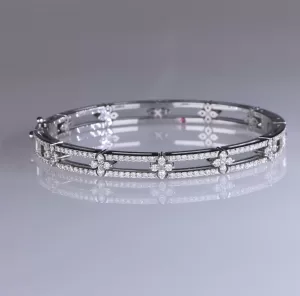 Roberto Coin “Love in Verona” White Gold Bracelet with Diamonds