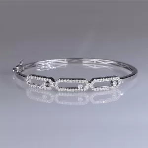 Messika White Gold Bracelet with Diamonds