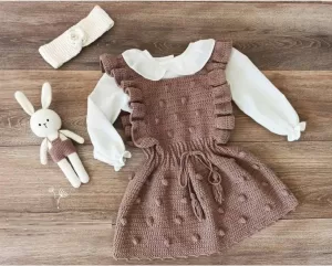 Hand Crochet Baby Dress