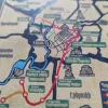 Author's Modern Map of Yerevan Subway-Postcard