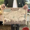 Author's Map of the Kingdom of Greater Armenia On Canvas (60x42cm)