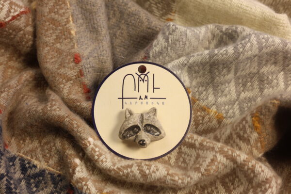 Brooch "Raccoon"