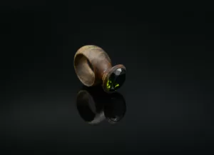 Walnut Wood and Artificial Quartz Ring