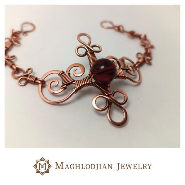 Elegant Copper Wire Bracelet