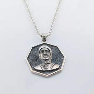 Garegin Nzhdeh Sterling Silver Pendant Necklace