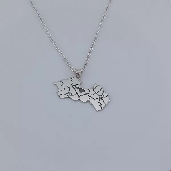 Armenia Sterling Silver Pendant and Chain