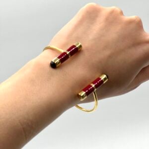 Burgundy bracelet