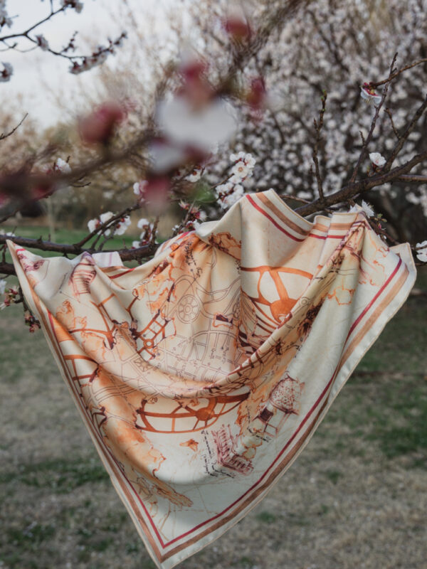 Decorative Scarf “Kentron Historical” (70 x 70 cm)