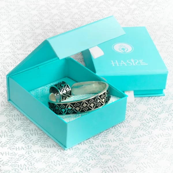 Hasis Silver Ring and Bracelet Set (Small)